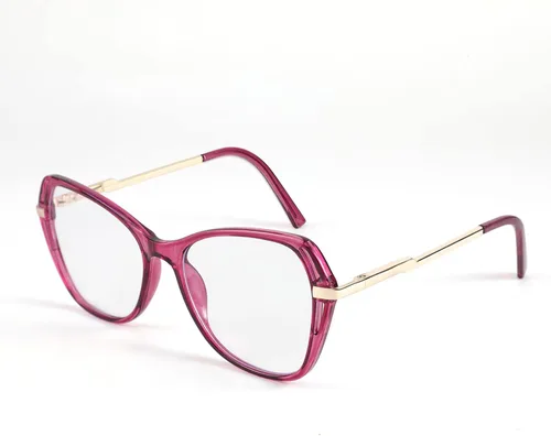 Vista 2 de FEISEDY Cateye B4069 - Gafas de bloqueo de luz azul para computadora para mujeres y hombres