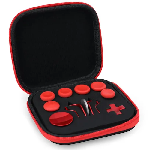 Vista 6 de Accesorios para controlador Xbox One Elite Series 2 (modelo 1797), kits de piezas de repuesto de palancas de metal compatibles con controlador