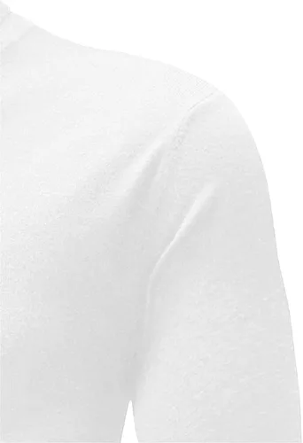 Vista 3 de Camisa básica casual ajustada para hombre, suéter de punto ligero de cuello alto