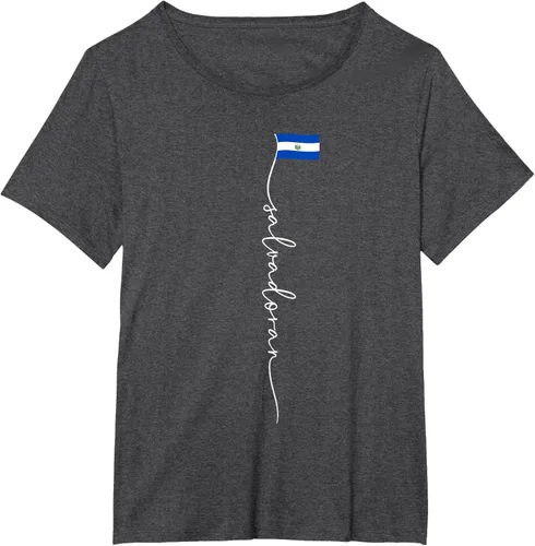 Vista 28 de Camiseta con la bandera salvadoreña de El Salvador