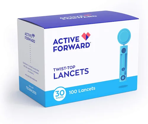 Vista 2 de Dispositivo de punción Microlet + 100 Active Forward 1.06 oz Lancetas