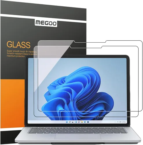 Vista 12 de Megoo ArmorShield - Protector de pantalla para laptop Microsoft Surface 6/5/4/3/2/1 de 13.5 pulgadas, vidrio templado, resistente a los arañazos
