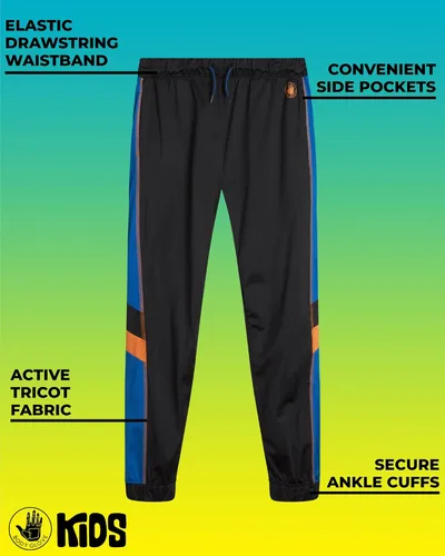 Vista 2 de Body Glove Pantalones deportivos para niños, paquete de 4 unidades, ropa deportiva de tricot para niños, pantalones deportivos con bolsillos