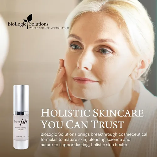 Vista 6 de Biologic MaxiLift - Suero de estiramiento facial instantáneo para mujeres, reafirma y suaviza la piel flácida, líneas finas y arrugas, 0.5 onzas