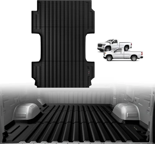 Vista 19 de TripleAliners - Tapete para caja de camioneta (de ejes) de 5 pies, encaje perfecto para pick-up de carga, accesorio de protección de vehículo