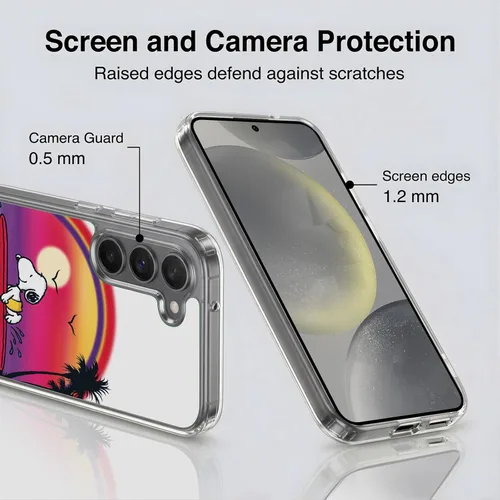 Vista 482 de Head Case Designs Officially Licensed Peanuts Beach Surf Snoopy Boardwalk Airbrush Gel Case [Military Grade Protection] Compatible with Google Pixel