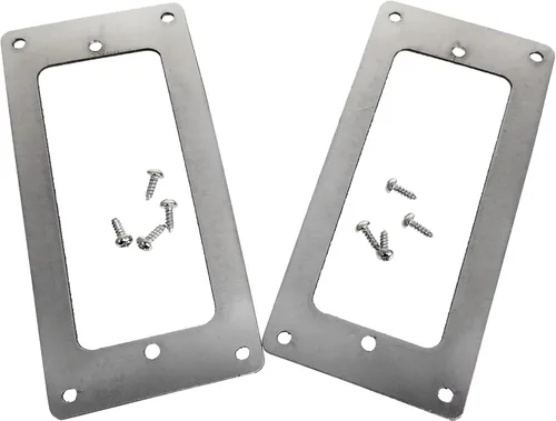Vista 2 de 2 anillos de acero inoxidable Mini Humbucker para pastillas