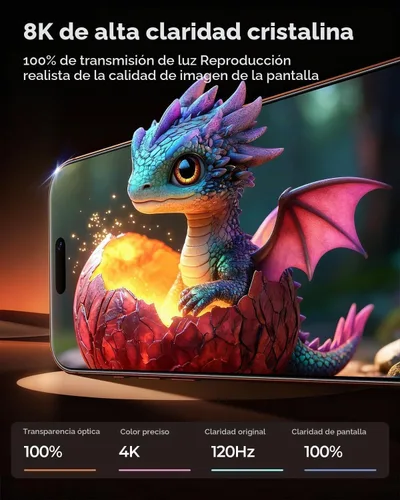 Vista 8 de DIMONCOAT Top 9H++ - Protector de pantalla de privacidad para iPhone 17 Pro
