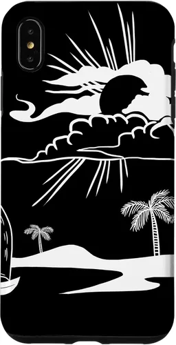 Vista 7 de Funda de regalo para iPhone 14 Beach Sunset Minimal Cool Tropical Summer Vacation