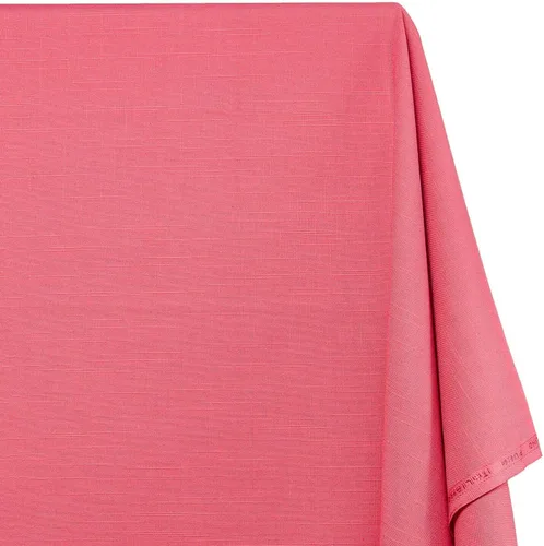 Vista 20 de Lino Italiano - Tela de viscosa de poliéster de 58/60 pulgadas, 6.35 oz/m², para coser ropa, accesorios y decoración, American Beauty (1 yarda)