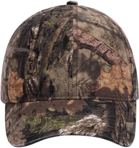 Vista 2 de Sombrero de papá de perfil bajo sin estructurar de sarga de algodón superior lavado ropa de 6 paneles