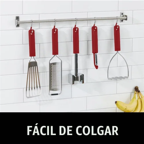 Vista 7 de GORILLA GRIP Mazo ablandador de carne de doble cara patentado sin BPA, rojo