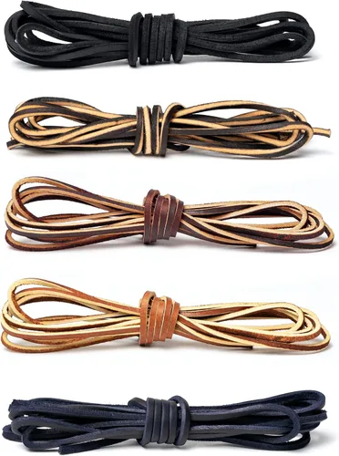 Vista 6 de Encaje de cuero premium para botas - Calidad y resistencia premium