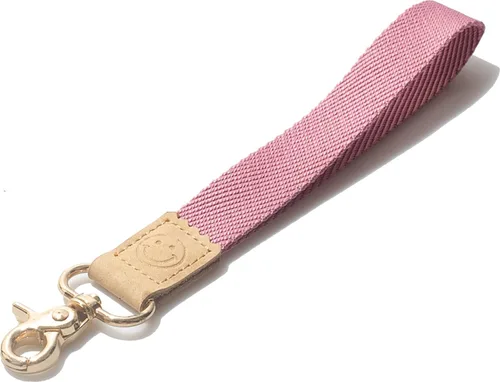 Vista 25 de DQL Correa de muñeca para llaves para mujeres y hombres, llavero de muñeca para llaves de automóvil, insignia, cartera y correa de muñeca para Negro