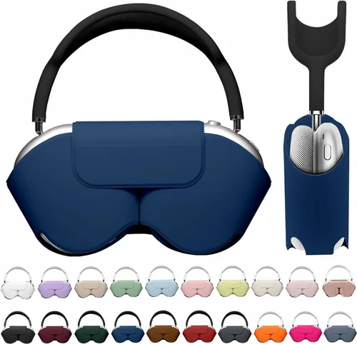 Vista 29 de Maxjoy para Apple Airpods Max Funda inteligente de cubierta, Accesorios de cubierta protectora de cuero PU suave para Airpod Max con modo de sueño