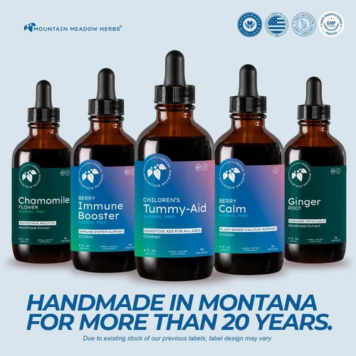 Vista 6 de Mountain Meadow Herbs - Gotas digestivas para el abdomen para niños, 4 onzas
