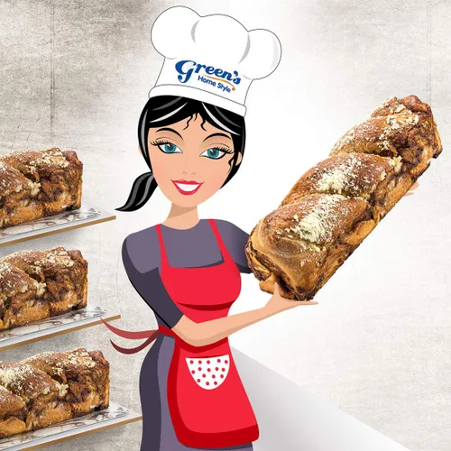 Vista 2 de Green's Babka de canela grande ejecutiva - 52oz