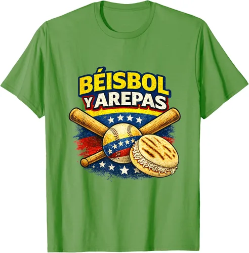 Vista 16 de Camiseta Beisbol y Arepas Venezuelas Baseball Pride Team 2026