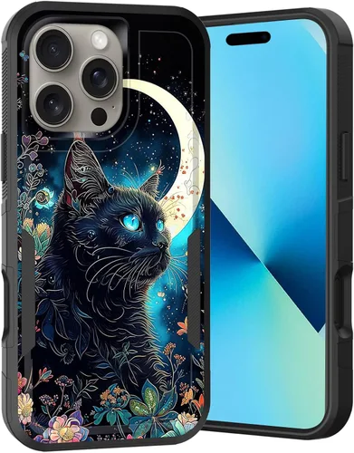 Vista 195 de Funda para iPhone Air, doble capa híbrida resistente resistente a prueba de golpes de policarbonato duro + funda protectora de silicona suave