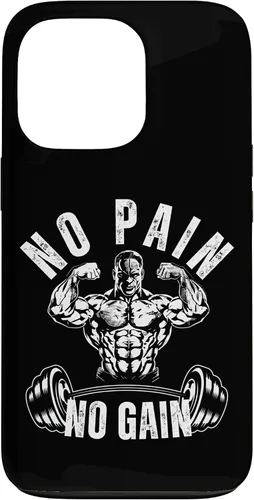 Vista 10 de No Pain No Gain Workout Motivational Case for iPhone 16