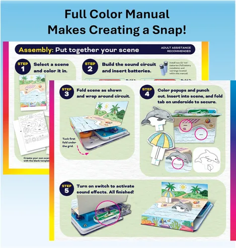 Vista 7 de SNAP CIRCUITS Snap & Draw STEM STEAM - Juguete de arte y ciencia para niños