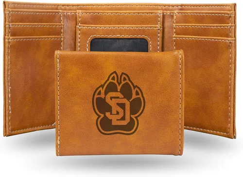 Vista 92 de NCAA Rico Industries - Billetera triple grabada con láser, con grabado láser, accesorio para hombre