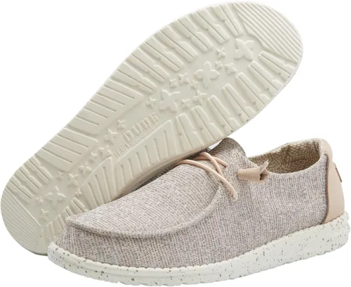 Vista 3 de Hey Dude Wendy - Zapatos de mujer, mocasines sin cordones para mujer, cómodos y ligeros