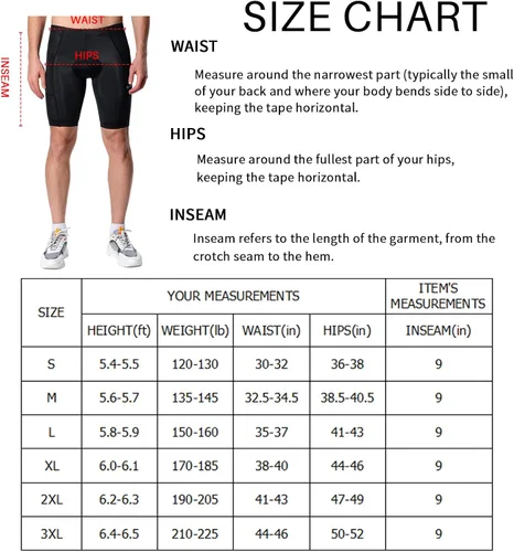 Vista 6 de Men's Cycling Shorts Padded Biking Cycle Clothes Bike Riding Pants Bicycle Mountain Bike Wear UPF 50+