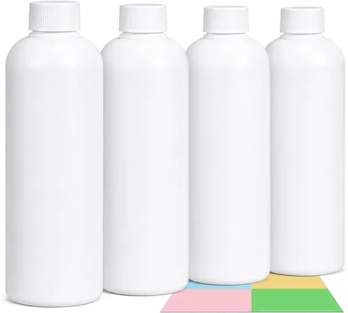 Vista 10 de DEMORA Botellas redondas de reactivo de laboratorio (semi-transparentes, 16 oz)