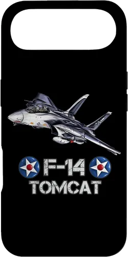 Vista 27 de Vintage F-14 Tomcat Fighter Jet Aviación Militar Estuche de Regalo para iPhone 17