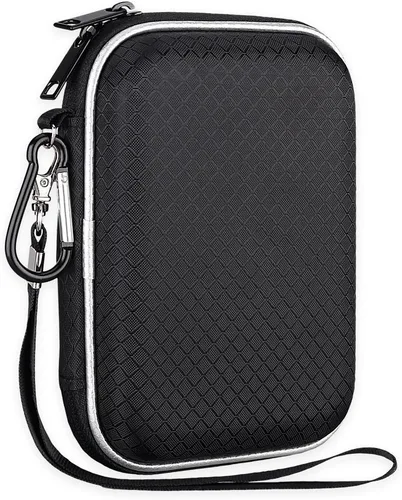 Vista 2 de Lacdo Funda rígida de transporte para MacBook Pro Air MagSafe/MagSafe 2 adaptador de corriente, cargador iPhone13/13 Pro, concentrador USB-C