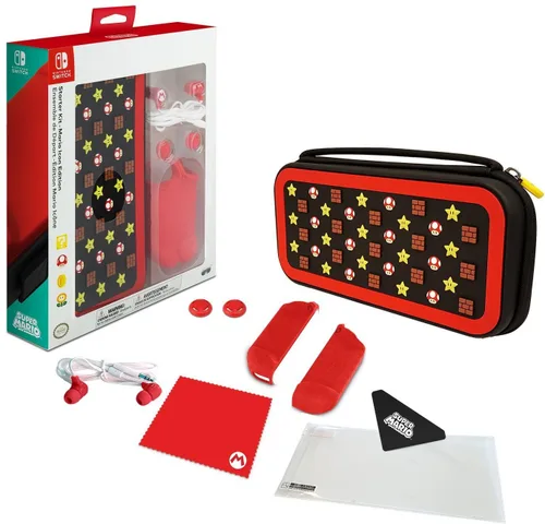 Vista 2 de PDP Nintendo Switch Starter Kit - Mario Icon Edition