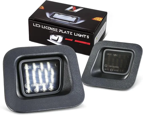 Vista 16 de Par de luces LED para placa de matrícula Compatible con 99-03 Protégé / 02-03 Protege5 / 99-05 Miata MX-5, YL8Z13550AA NC1051270BL, NVL-LPL-009