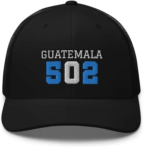 Vista 2 de RIVEMUG 502 Guatemala Curvo Bill Trucker Hat Mid Crown Gorra ajustable Gorra de Guatemala Gorra de Guatemala
