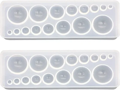 Vista 8 de Molde de silicona con piedras preciosas facetadas, 2 unidades para hacer joyas Molde de fundición de joyería de gemas,moldes de fundición