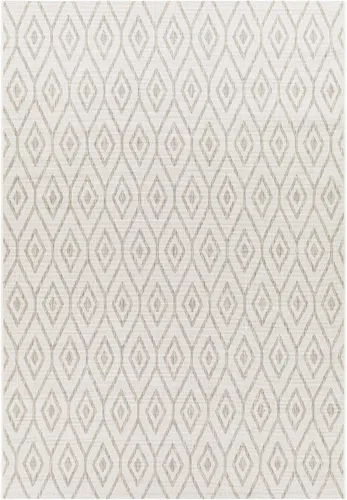 Vista 4 de Surya Eagean Global - Alfombra oriental para exteriores, 7 pies 10 pulgadas x 10 pies 2 pulgadas, color crema