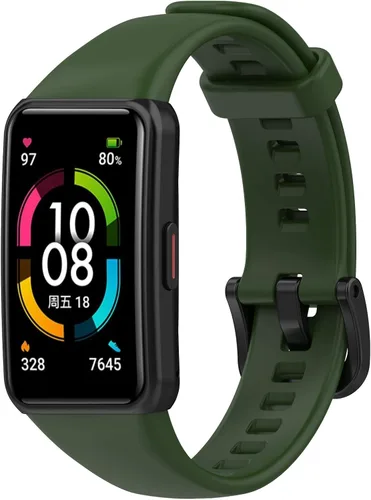Vista 5 de TenCloud Paquete de 5 correas para reloj inteligente Honor Band 6, compatible con Huawei Honor Band 6, correa de repuesto impermeable
