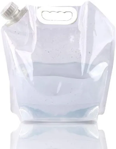 Vista 9 de Supant - Bolsa de contenedor plegable para agua de emergencia, congelable, sin BPA, recipiente plegable de agua de plástico para exteriores