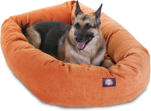 Vista 10 de Majestic Pet Villa - Cama para perros de espuma viscoelástica triturada de 32 pulgadas para perros de tamaño mediano, 32 x 23 x 7 pulgadas, cama
