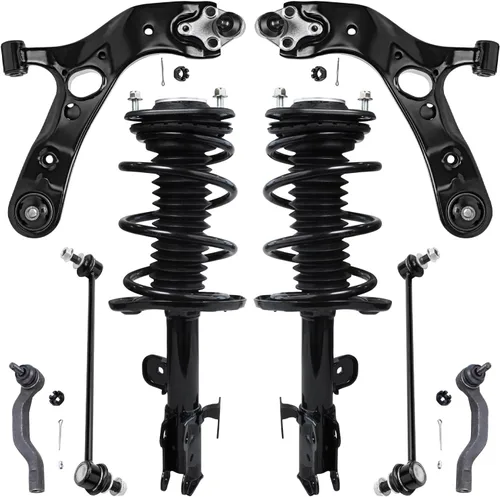 Vista 376 de Detroit Axle - Kit de brazos de control de extremo de 8 piezas para Toyota 2001-2003 Highlander 2002-2003 Camry Lexus ES300, 2 conjuntos de brazos