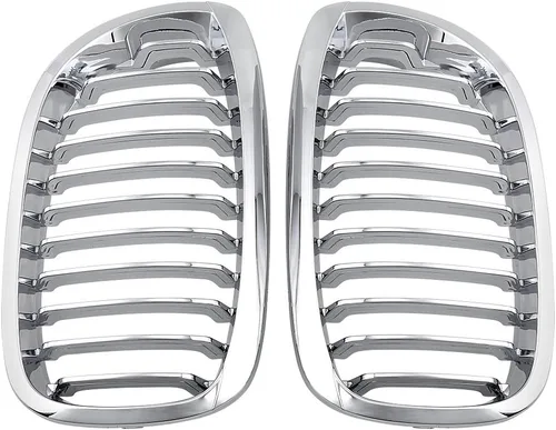 Vista 4 de CORP Para 2003-2006 E46 Serie 3 Coupe Cabriolet 2-Door LCI Facelift 1 par de parachoques delantero izquierdo derecho cromado Parachoques Parachoques