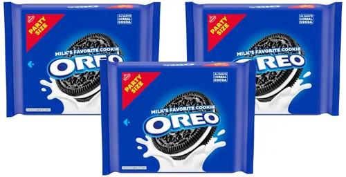 Vista 21 de OREO Galletas sándwich de chocolate, tamaño fiesta, 24.16 oz