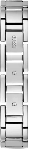Vista 3 de GUESS Reloj para mujer de 1102in correa plateada con esfera plateada y caja plateada Tono plateado