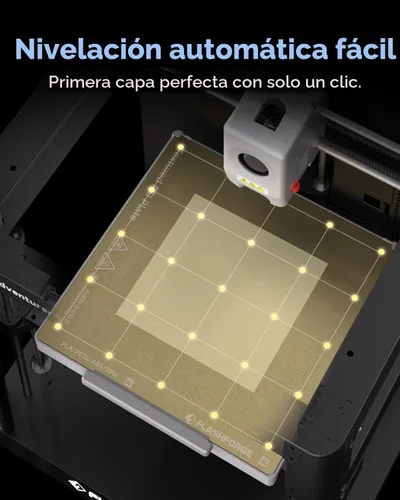 Vista 3 de Impresora 3D FLASHFORGE AD5M, Impresora de Alta Velocidad CoreXY 600mm/s con Nivelación Automática con un Clic, Extrusora de Alta Temperatura