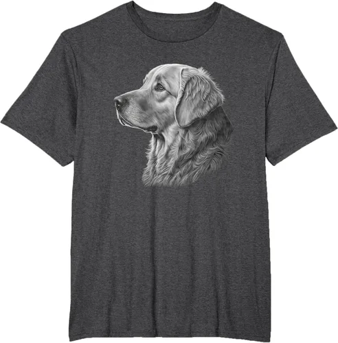 Vista 20 de Camiseta divertida Golden Retriever, Negro