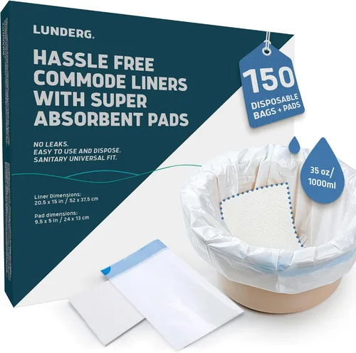 Vista 10 de Lunderg Bolsas para cómodas y almohadillas absorbentes, paquete económico