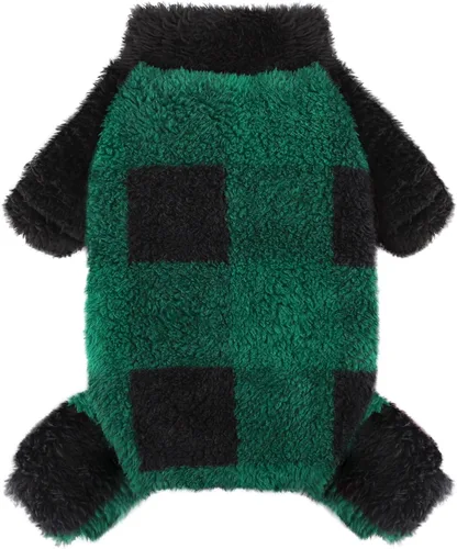 Vista 17 de Suéteres para perros pequeños para invierno, pijamas de perro de tamaño pequeño para niños y niñas, ropa de forro polar para mascotas, atuendo