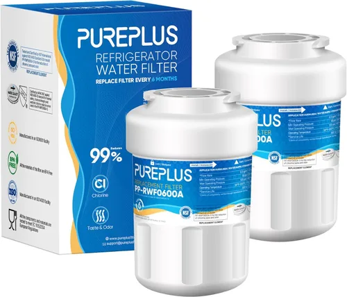 Vista 11 de PUREPLUS Filtro de agua para refrigerador RWF0600A para GE MWF, paquete