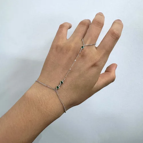 Vista 62 de Pulsera de plata de ley 925 para mujer, pulsera de mano para mujer, pulseras esclavas de 7 a 9 pulgadas ajustable