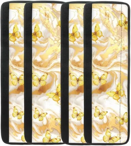 Vista 8 de Coldinair Fundas protectoras antideslizantes para manijas de puerta de refrigerador con estampado de mármol aguamarina, asas de decoración